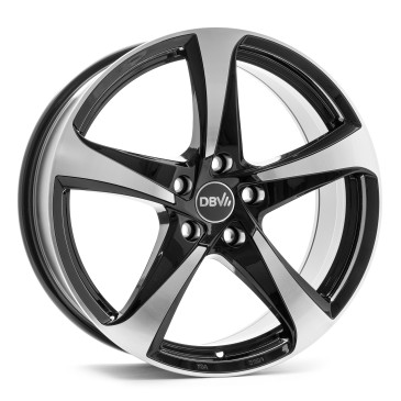 DBV 5SP 001 schwarz glänzend, front poliert