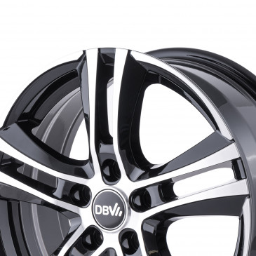 DBV Andorra II schwarz glänzend, front poliert