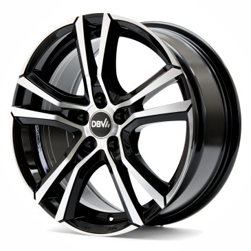 DBV Andorra schwarz glänzend, front poliert