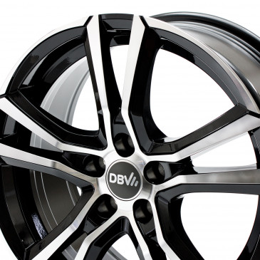 DBV Andorra schwarz glänzend, front poliert
