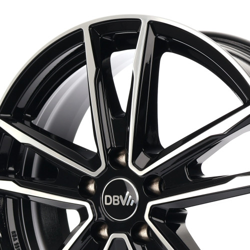 DBV Florida KF dark schwarz glänzend, front poliert