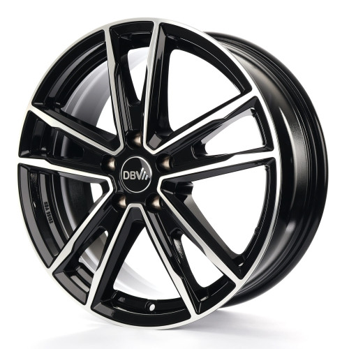 DBV Florida KF dark schwarz glänzend, front poliert