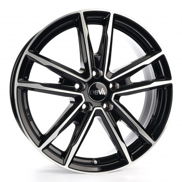 DBV Florida KF dark schwarz glänzend, front poliert