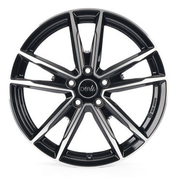 DBV Florida KF dark schwarz glänzend, front poliert