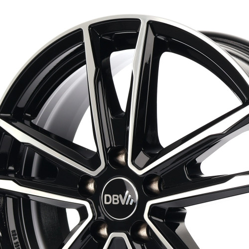 DBV Florida KF dark schwarz glänzend, front poliert