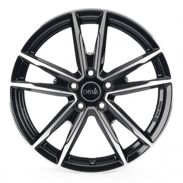 DBV Florida KF dark schwarz glänzend, front poliert