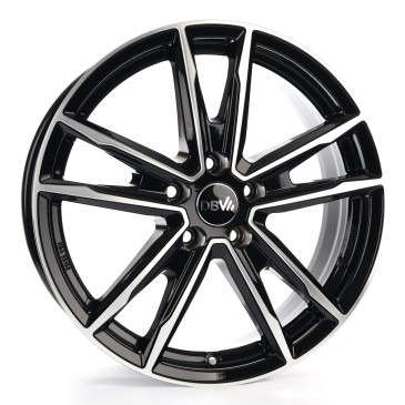 DBV Florida KF dark schwarz glänzend, front poliert