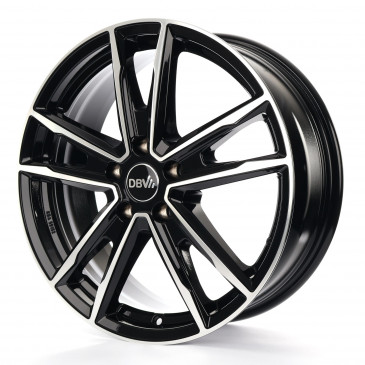 DBV Florida KF dark schwarz glänzend, front poliert