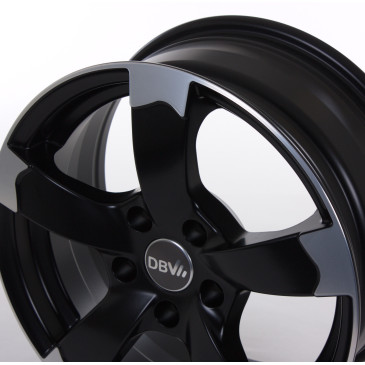 DBV Torino II schwarz matt, poliert