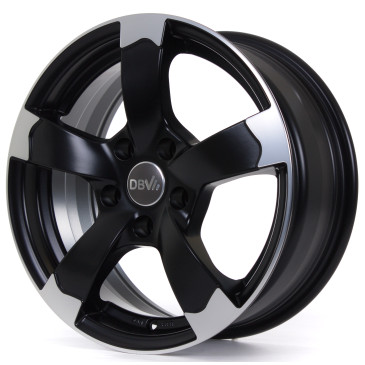 DBV Torino II schwarz matt, poliert