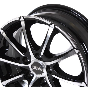 DBV Tropez schwarz glänzend, front poliert