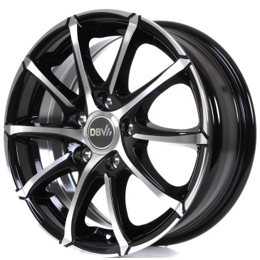 DBV Tropez schwarz glänzend, front poliert