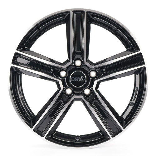 DBV Vegas KG dark schwarz glänzend, front poliert