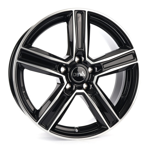 DBV Vegas KG dark schwarz glänzend, front poliert
