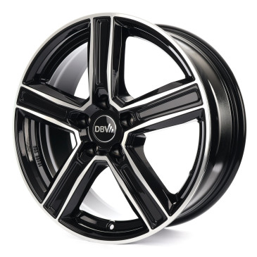DBV Vegas KG dark schwarz glänzend, front poliert