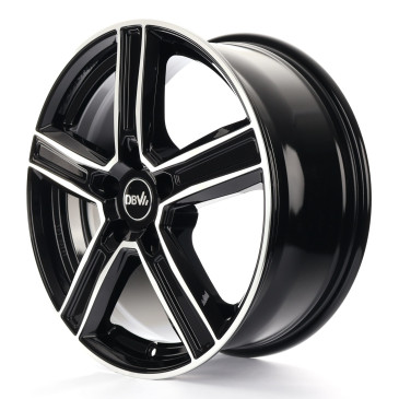 DBV Vegas KG dark schwarz glänzend, front poliert