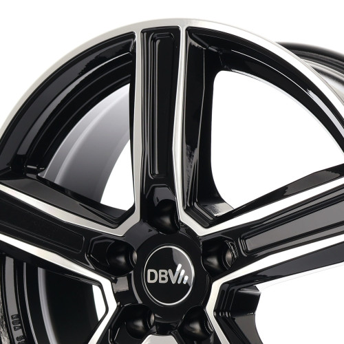 DBV Vegas KG dark schwarz glänzend, front poliert