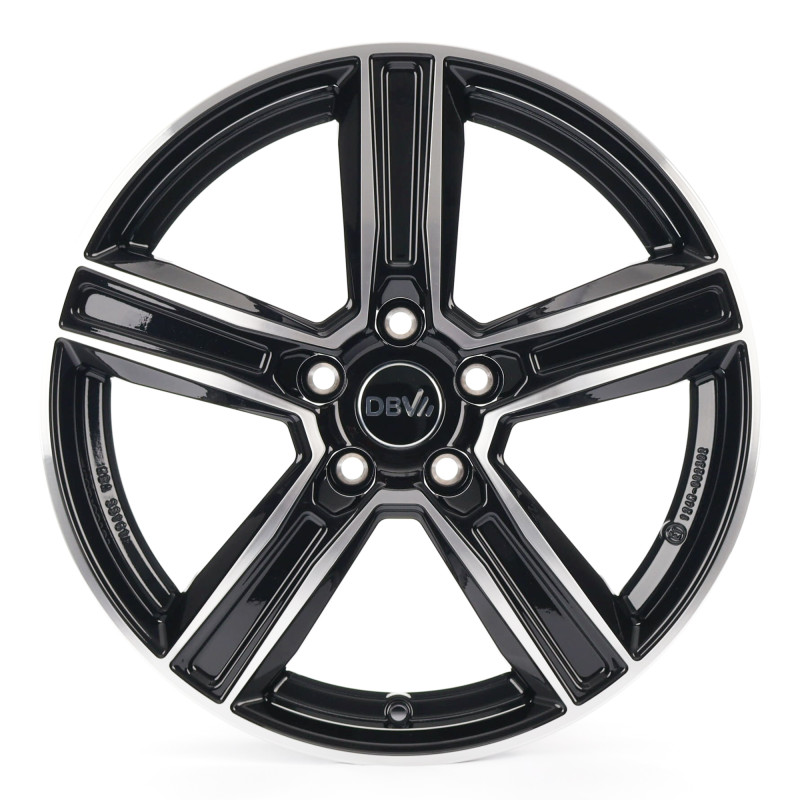 DBV Vegas KG dark schwarz glänzend, front poliert