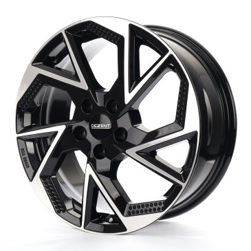 DEZENT AP BLACK/POLISHED