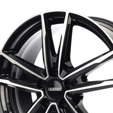 DEZENT KF BLACK/POLISHED