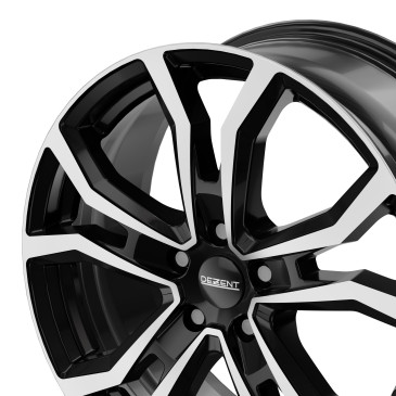 DEZENT TV BLACK/POLISHED