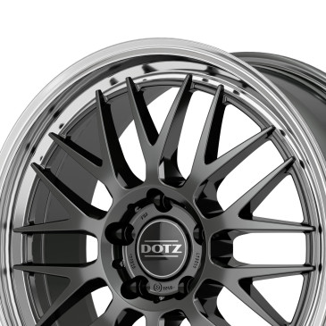 DOTZ BILBAO GUNMETAL/POLISHED LIP