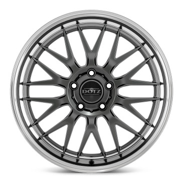 DOTZ BILBAO GUNMETAL/POLISHED LIP