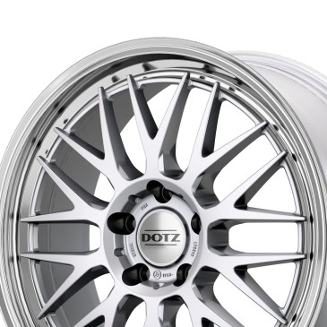 DOTZ BILBAO SILVER/POLISHED LIP