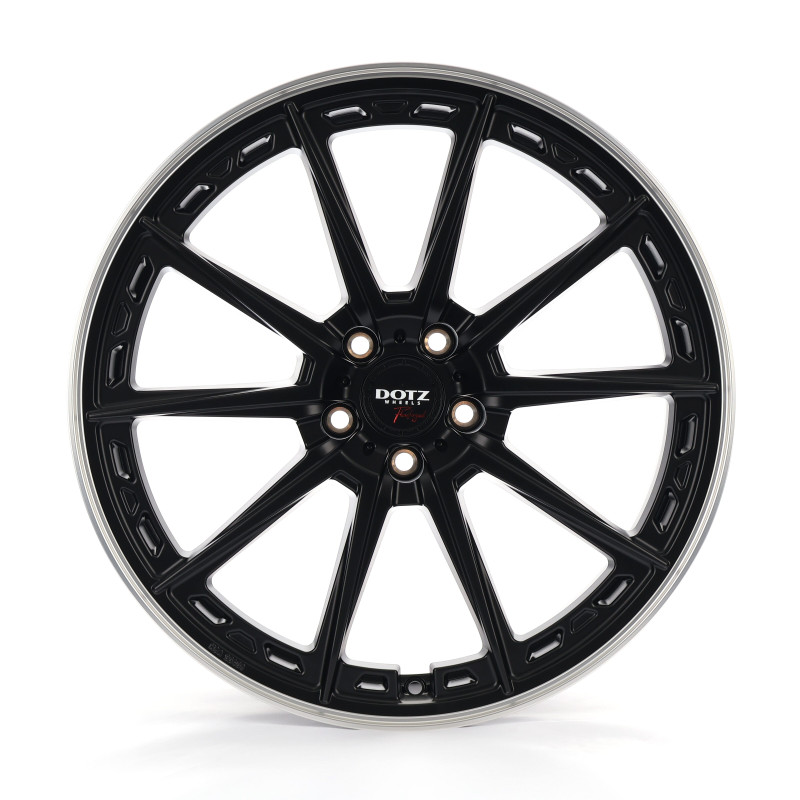 DOTZ SONOMA BLACK MATT/POLISHED LIP