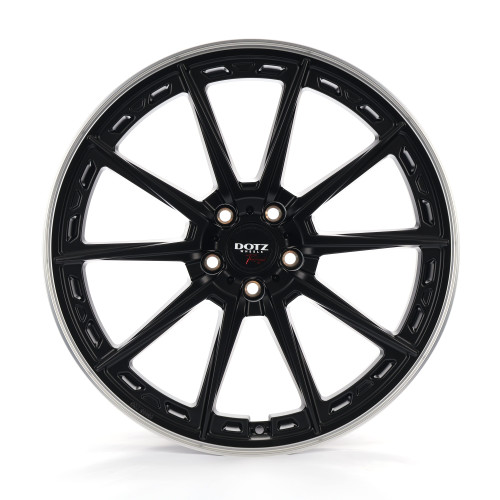 DOTZ SONOMA BLACK MATT/POLISHED LIP