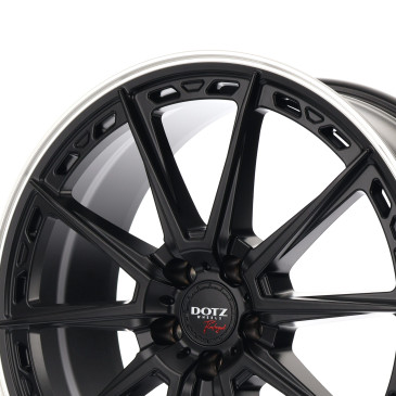 DOTZ SONOMA BLACK MATT/POLISHED LIP