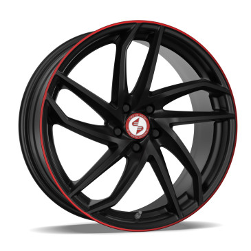 etabeta HERON Black matt red lip