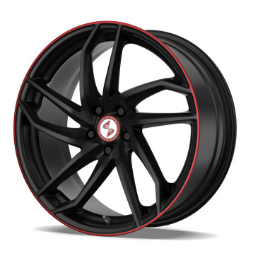 etabeta HERON Black matt red lip
