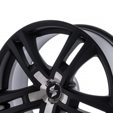 etabeta URIEL Black - inox cap