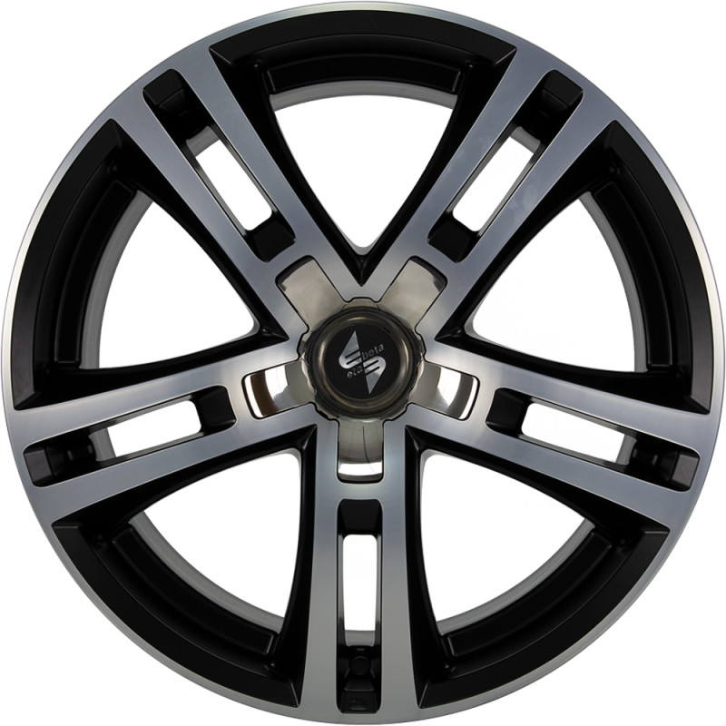 etabeta URIEL Black matt pol. - inox cap