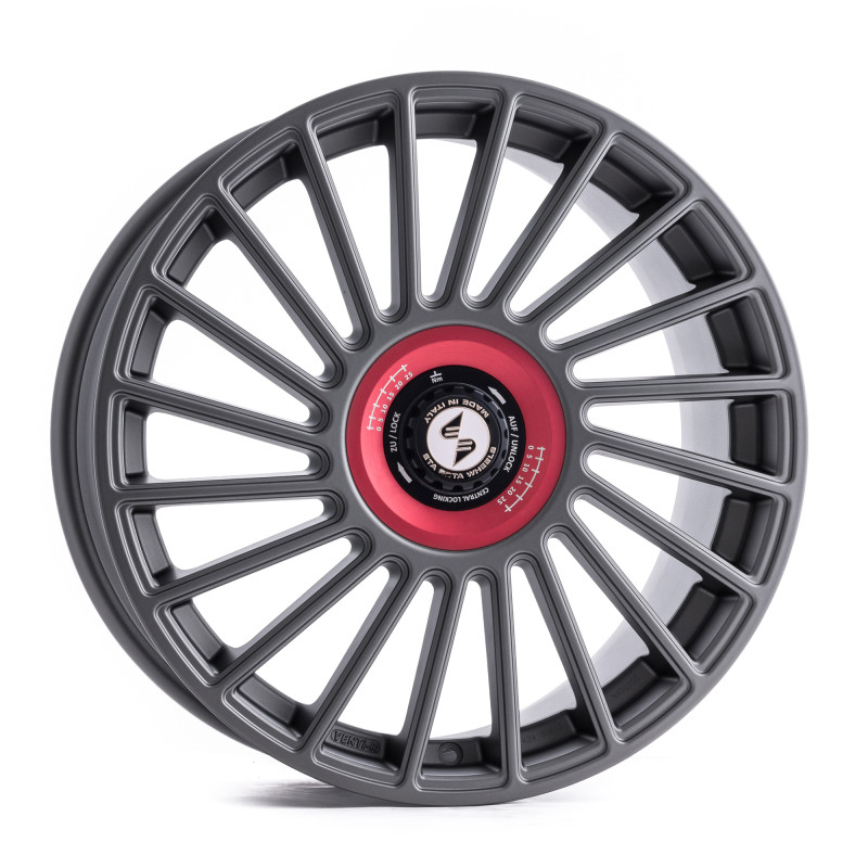 etabeta VENTI-R ZV Anthracite matt rot-schwarz