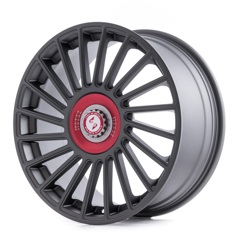 etabeta VENTI-R ZV Anthracite matt rot-silber