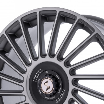 etabeta VENTI-R ZV Anthr. matt full pol. schwarz-schwarz