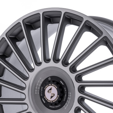 etabeta VENTI-R ZV Anthr. matt full pol. silber-schwarz