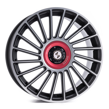 etabeta VENTI-R ZV Black matt full pol. rot-schwarz