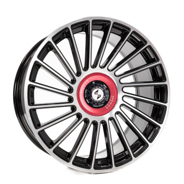 etabeta VENTI-R ZV Black shiny polish rot-schwarz