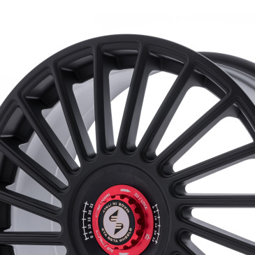 etabeta VENTI-R ZV Black matt schwarz-rot