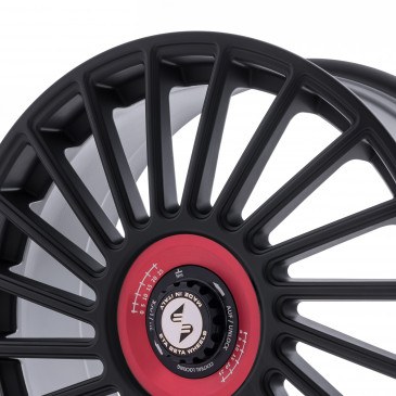 etabeta VENTI-R ZV Black matt rot-schwarz