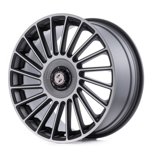 etabeta VENTI-R ZV Black matt full pol. silber-schwarz