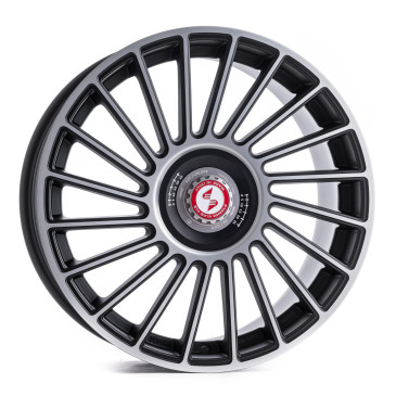 etabeta VENTI-R ZV Black matt full pol. schwarz-silber