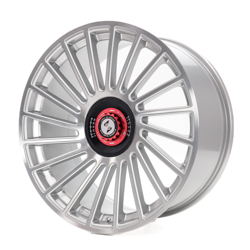 etabeta VENTI-R ZV silber shiny poliert schwarz-rot