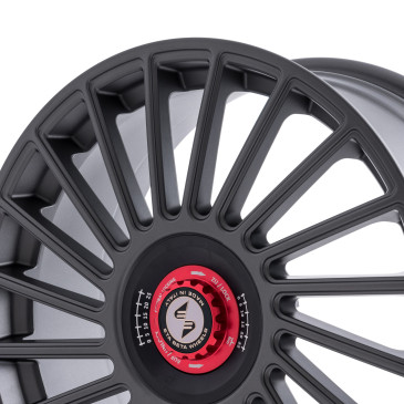 etabeta VENTI-R ZV Anthracite matt schwarz-rot