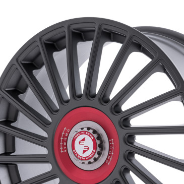 etabeta VENTI-R ZV Anthracite matt rot-silber