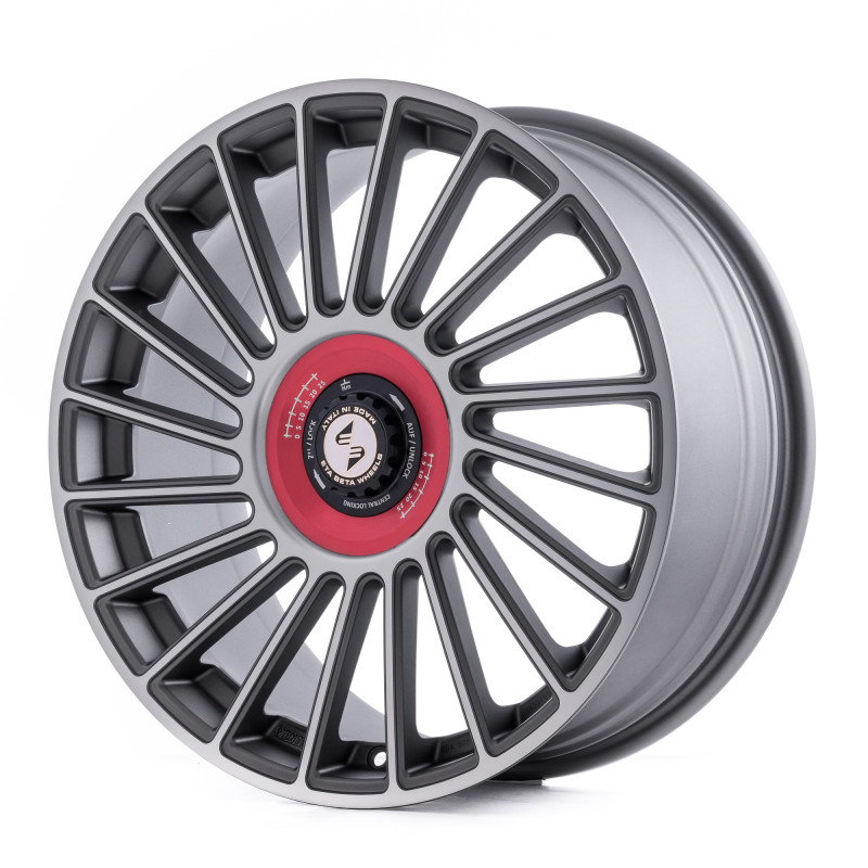 etabeta VENTI-R ZV Anthr. matt full pol. rot-schwarz