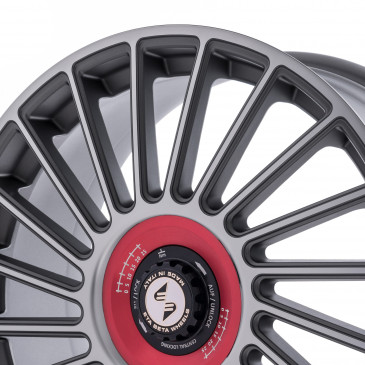 etabeta VENTI-R ZV Anthr. matt full pol. rot-schwarz